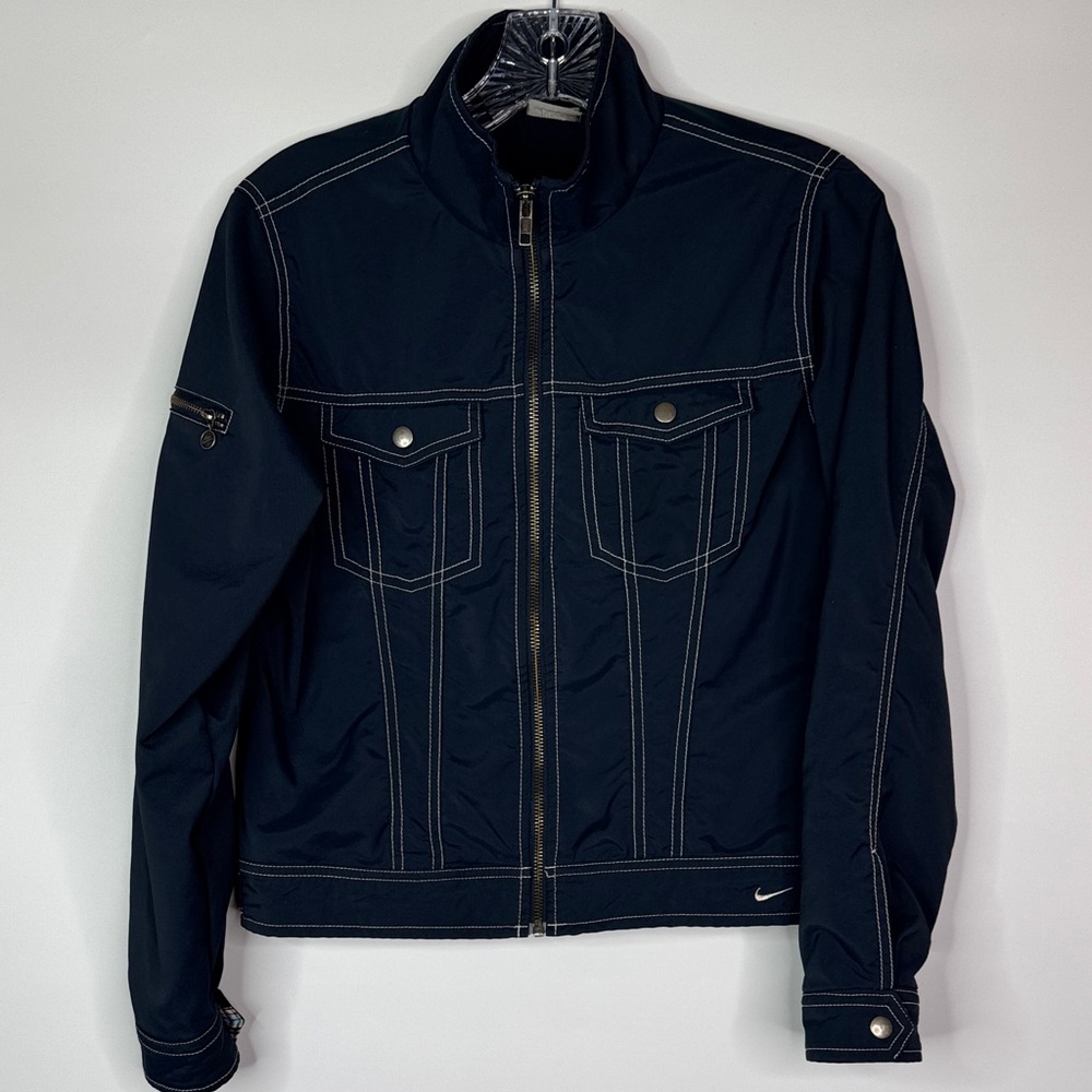 Vintage Nike Navy Blue Utility Lightweight Jacket Size Small